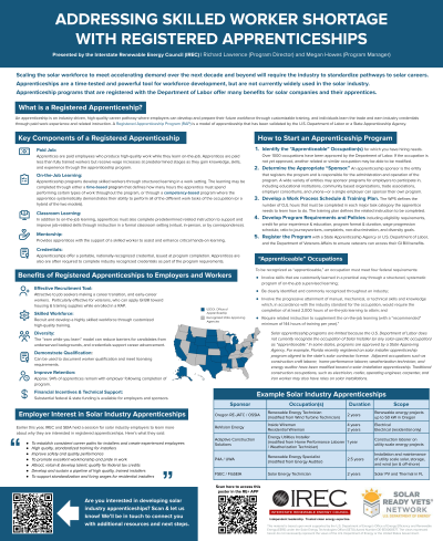 <b style='color:#EAD300;'>B27 - Addressing Skilled Worker Shortage with Apprenticeships</b><div style='margin-top:5px;'><div style='margin-top:5px;'>Invited Poster Presenter: Richard Lawrence – IREC</div></div>