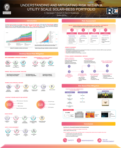 <b style='color:#EAD300;'>B17 - Understanding and Mitigating Risk Within a Utility Scale Solar/bess Portfolio</b><div style='margin-top:5px;'><div style='margin-top:5px;'>Invited Poster Presenter: Kevin Gharabaghi – Bureau Veritas</div></div>